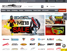 Tablet Screenshot of enduro-store.de